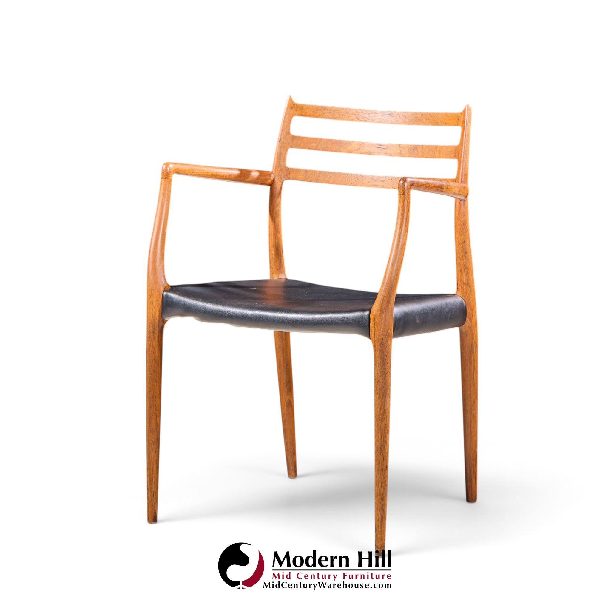 niels moller models 62 and 78 mid century danish teak dining chairs - set of 8