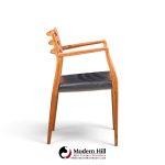 niels moller models 62 and 78 mid century danish teak dining chairs - set of 8