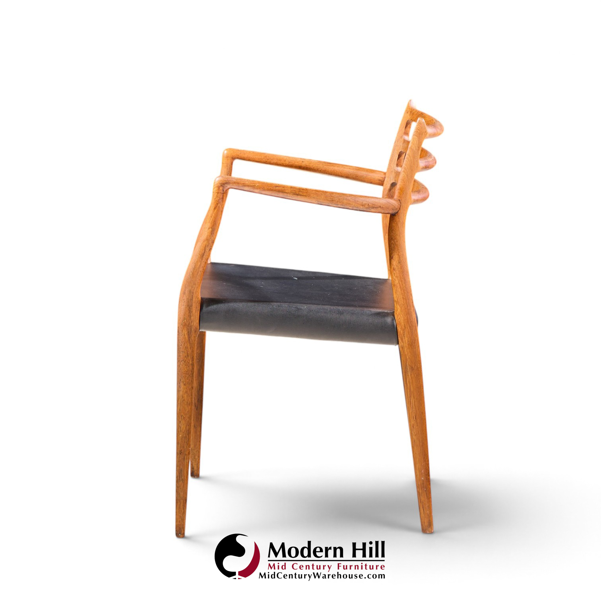 niels moller models 62 and 78 mid century danish teak dining chairs - set of 8