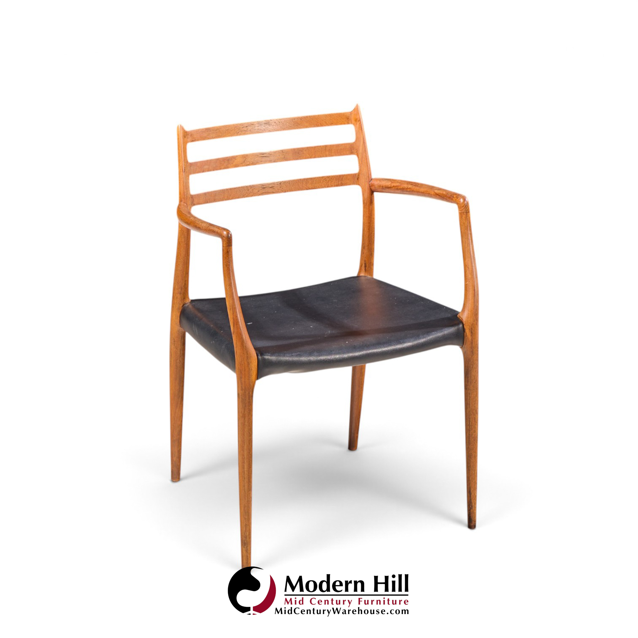 niels moller models 62 and 78 mid century danish teak dining chairs - set of 8