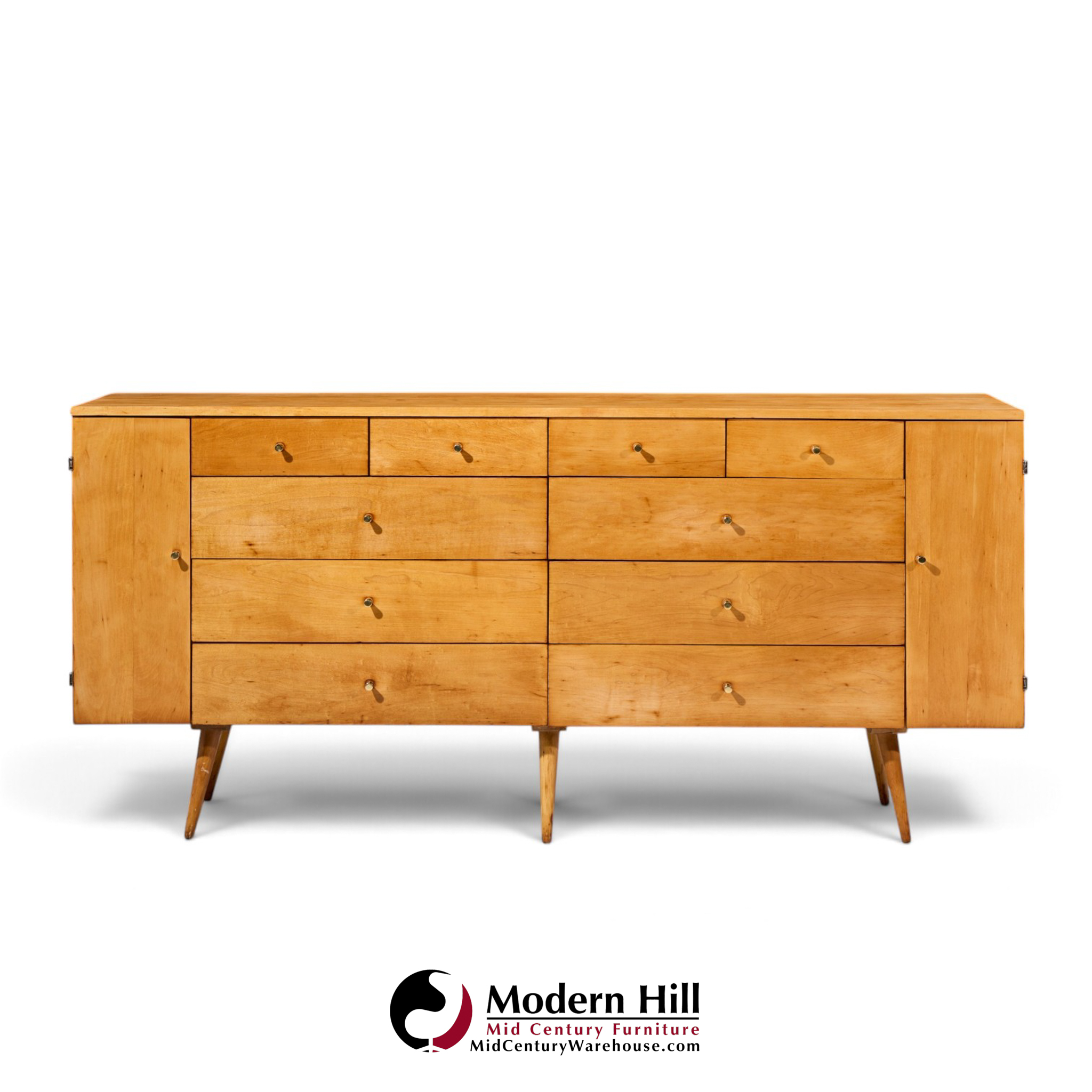 paul mccobb mid century 20-drawer dresser