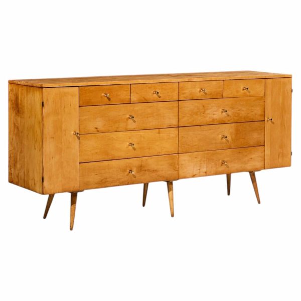 paul mccobb mid century 20-drawer dresser