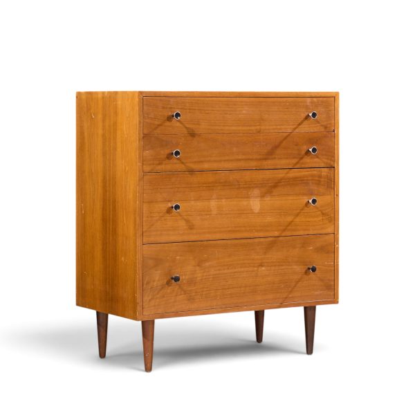 robert baron for glenn of california mid century dresser walnut highboy dresser
