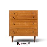 robert baron for glenn of california mid century dresser walnut highboy dresser