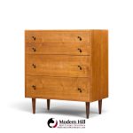 robert baron for glenn of california mid century dresser walnut highboy dresser