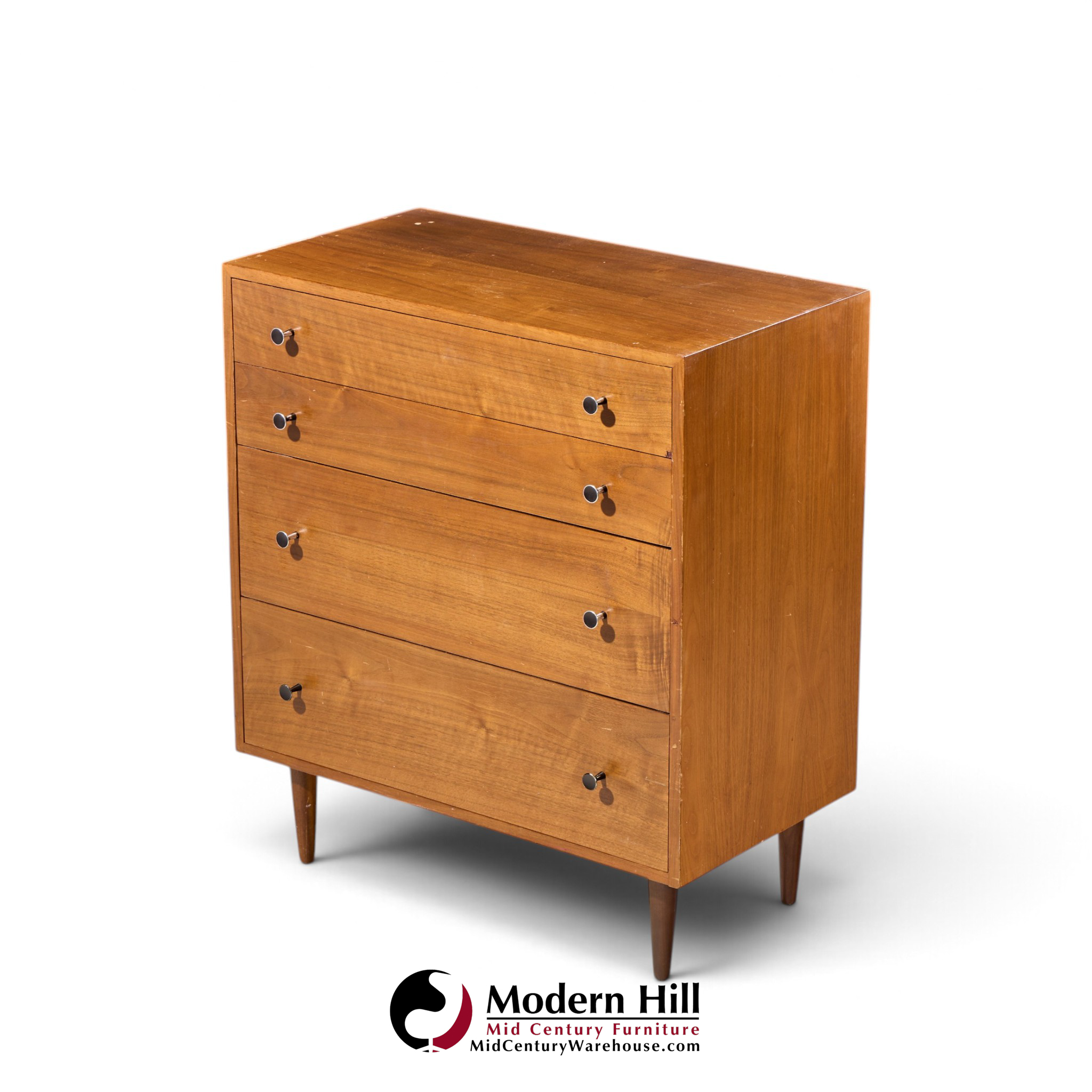 robert baron for glenn of california mid century dresser walnut highboy dresser