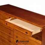 robsjohn gibbings for widdicomb mid century mahogany 12-drawer dresser
