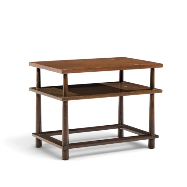 robsjohn gibbings for widdicomb mid century mahogany tiered side table