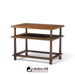 robsjohn gibbings for widdicomb mid century mahogany tiered side table