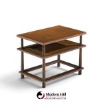 robsjohn gibbings for widdicomb mid century mahogany tiered side table