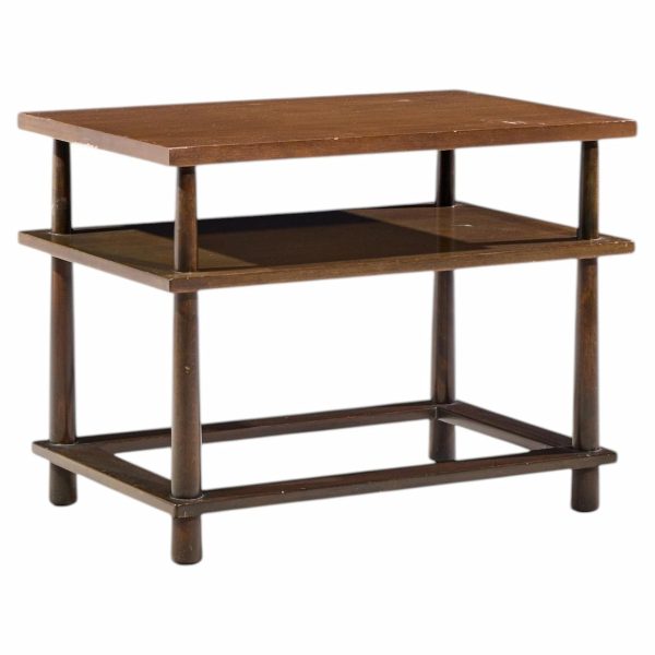robsjohn gibbings for widdicomb mid century mahogany tiered side table