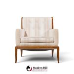 robsjohn gibbings for widdicomb mid century sabre leg lounge chairs - pair
