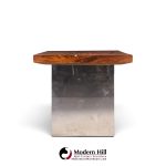 roger sprunger for dunbar mid century rosewood and chrome executive desk