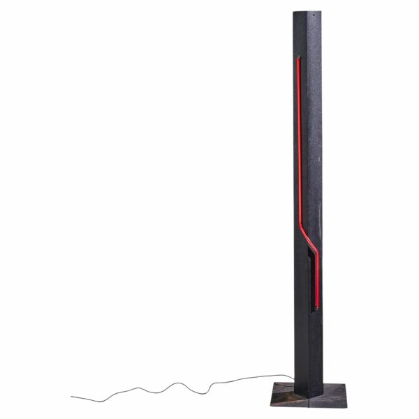 rudi stern mid century let there be neon floor lamp
