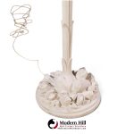 serge roche style mid century palm tree lamp