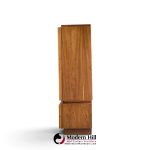 tobago brutalist mid century walnut armoire dresser