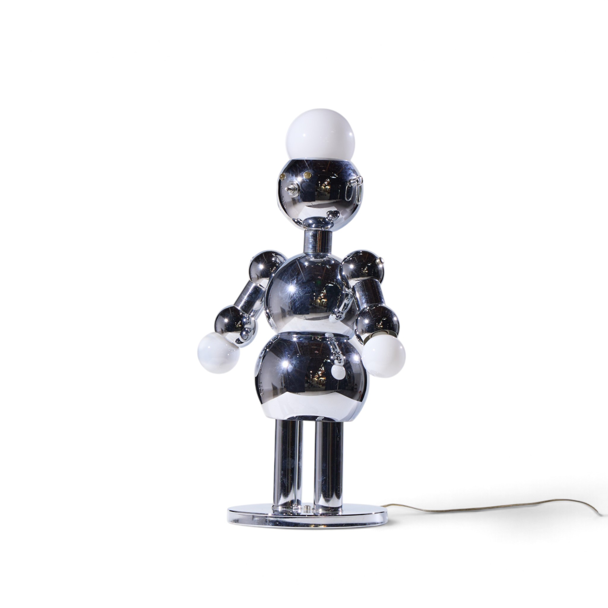 torino mid century robot lamp