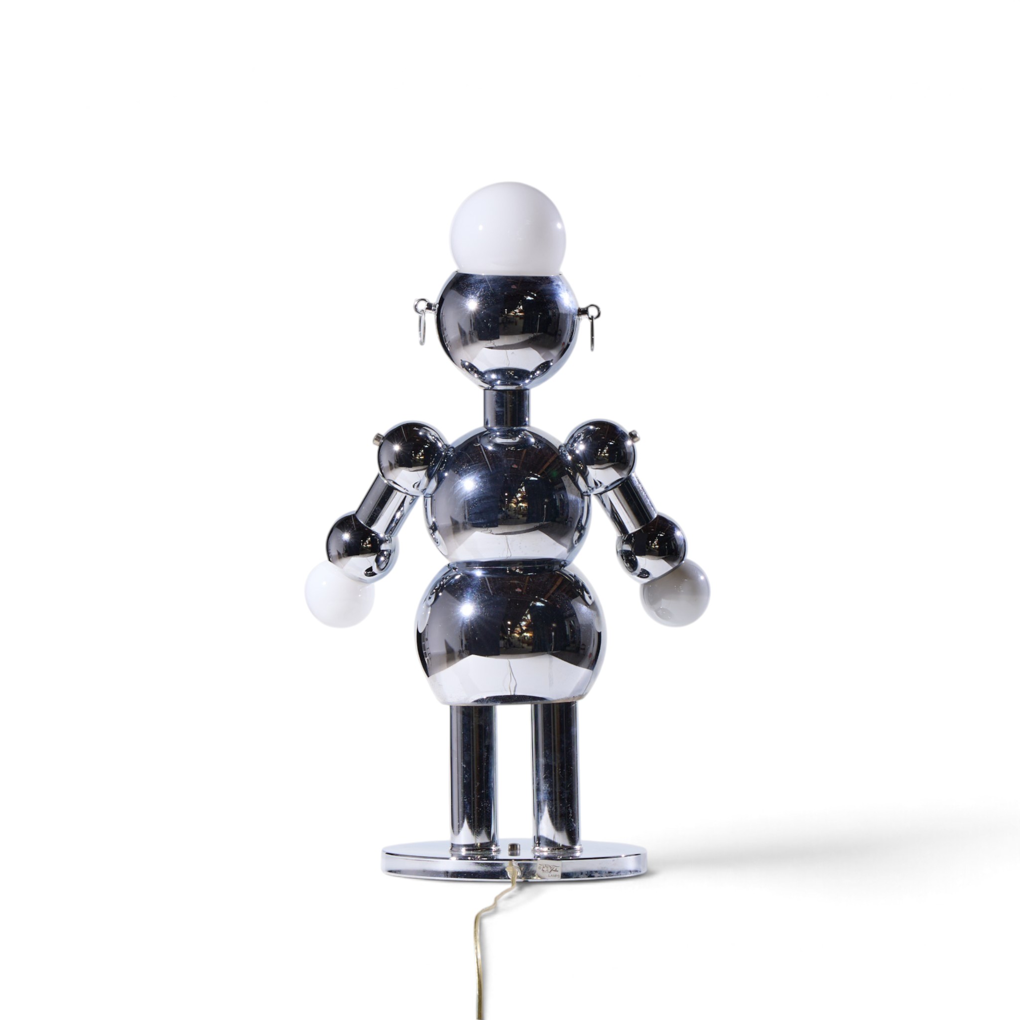 torino mid century robot lamp