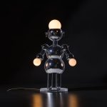 torino mid century robot lamp