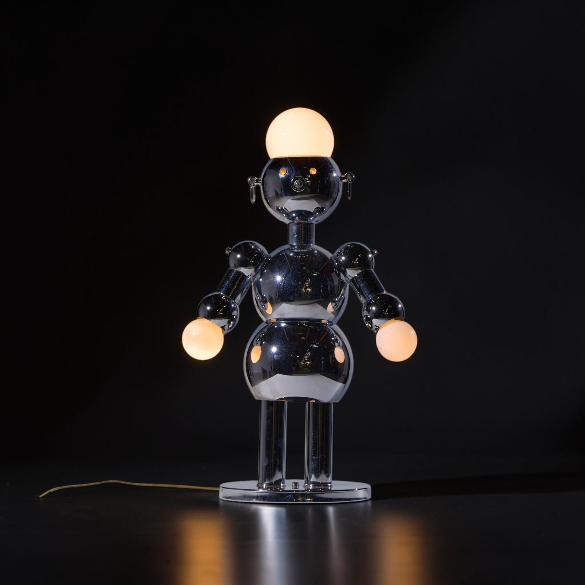 torino mid century robot lamp