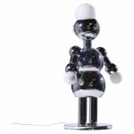 torino mid century robot lamp