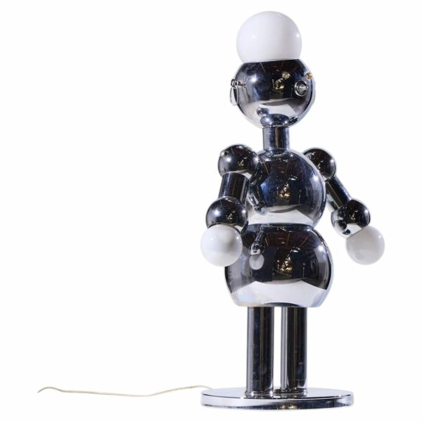 torino mid century robot lamp