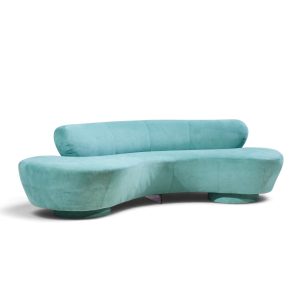 vladimir kagan for directional mid century cloud sofa