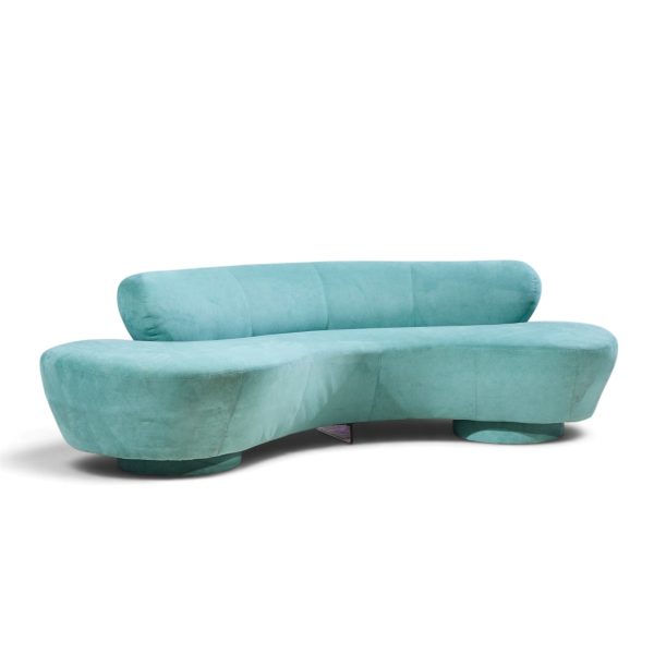 vladimir kagan for directional mid century cloud sofa