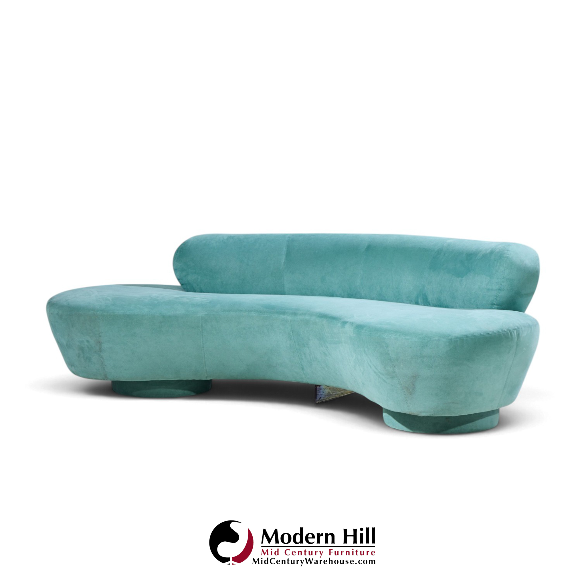 vladimir kagan for directional mid century cloud sofa