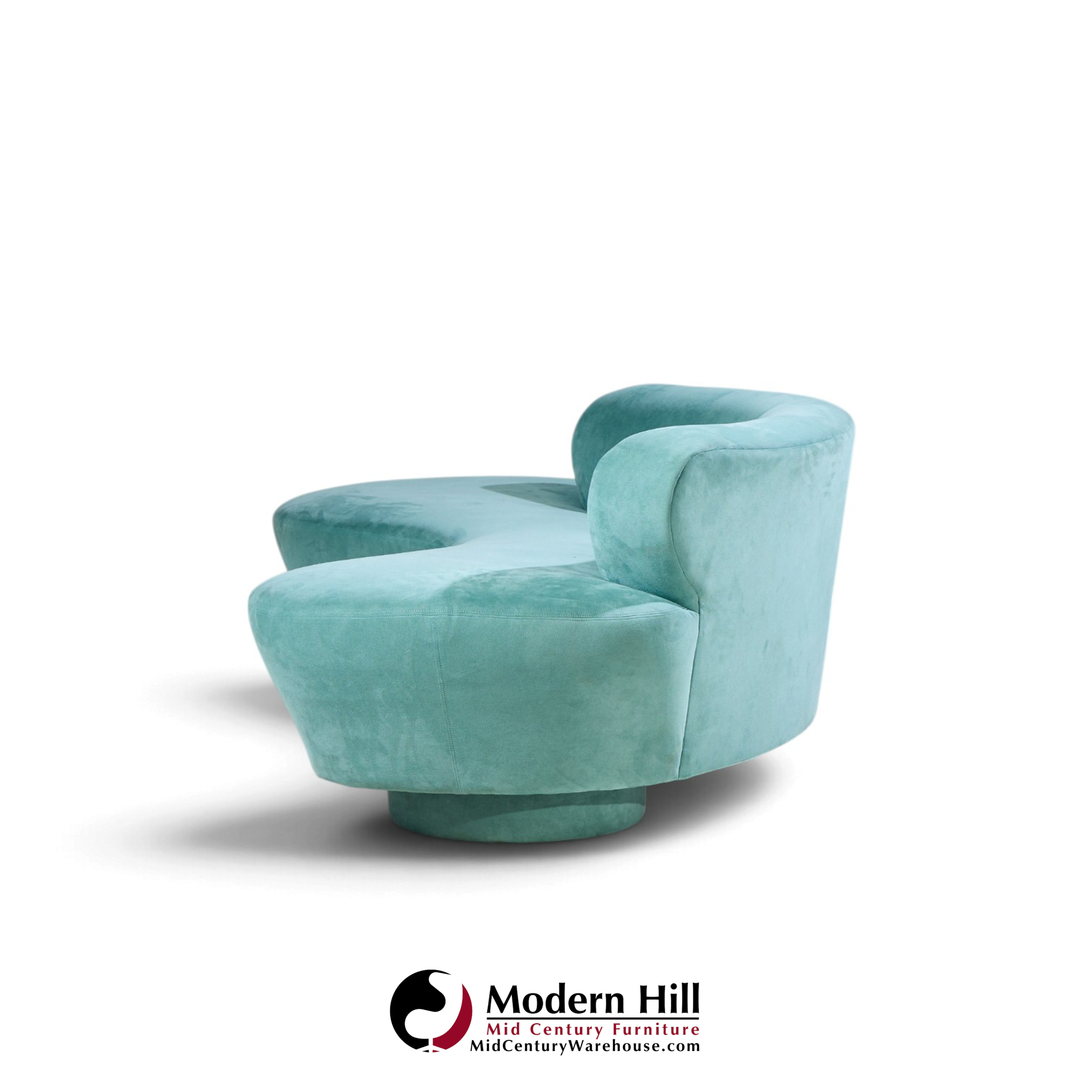 vladimir kagan for directional mid century cloud sofa