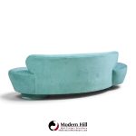 vladimir kagan for directional mid century cloud sofa