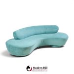 vladimir kagan for directional mid century cloud sofa