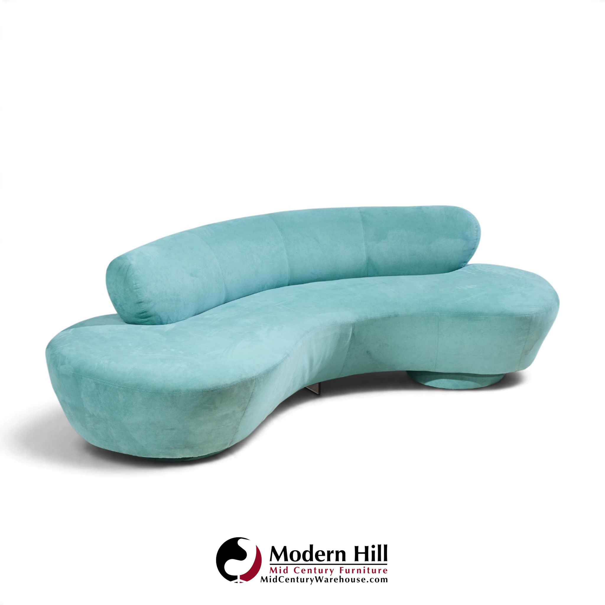 vladimir kagan for directional mid century cloud sofa