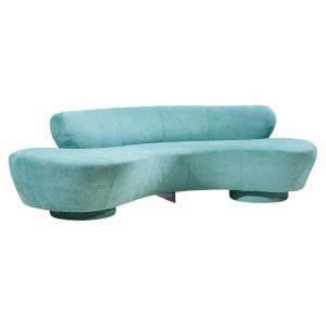 vladimir kagan for directional mid century cloud sofa