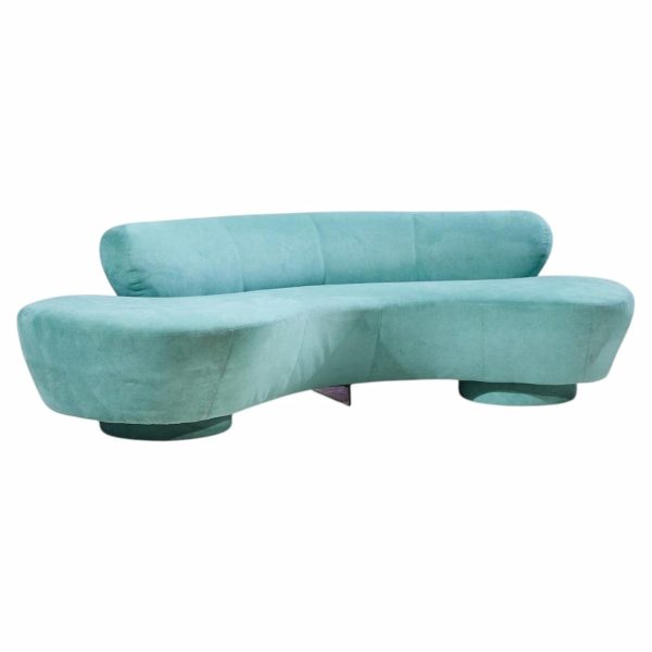 vladimir kagan for directional mid century cloud sofa