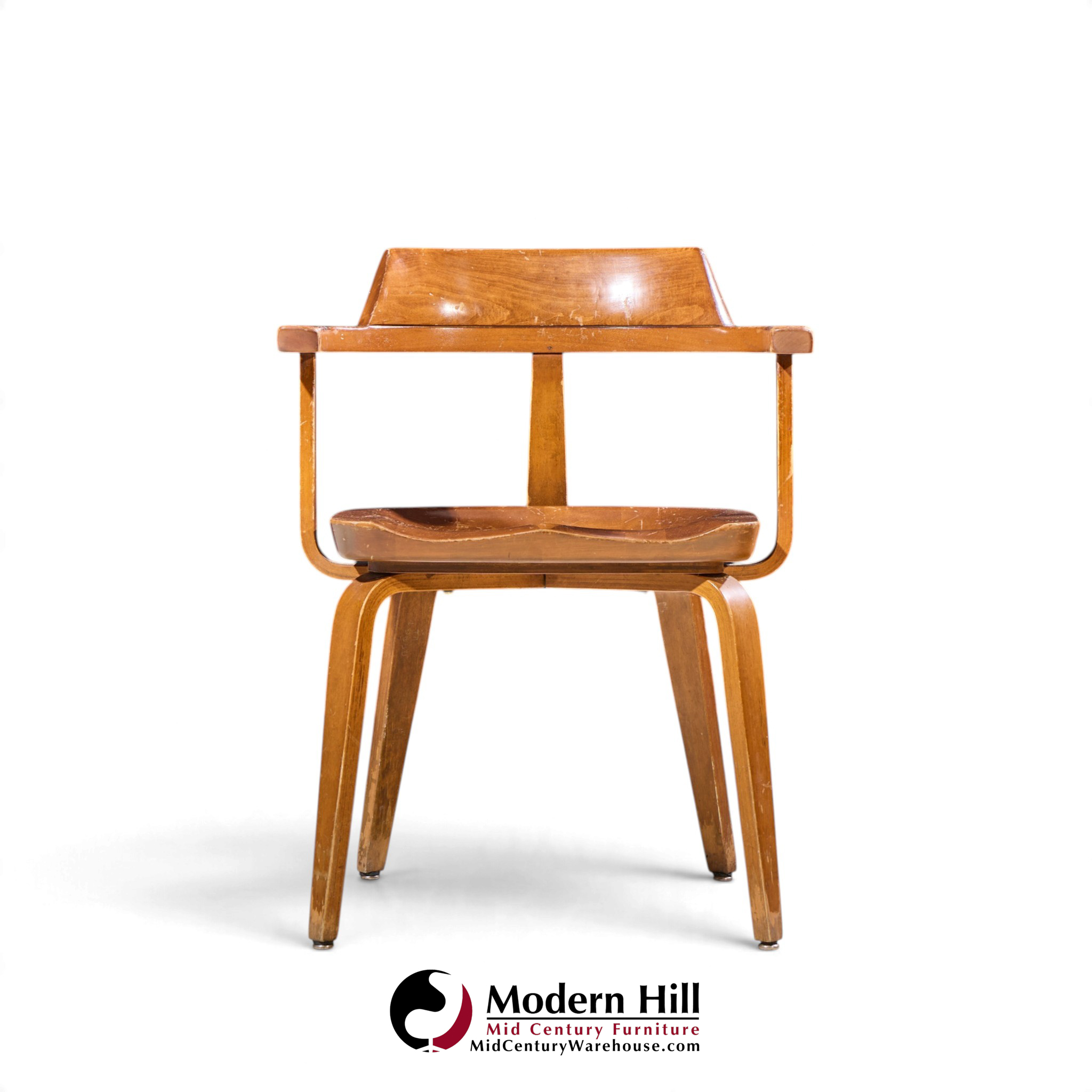 walter gropius w199 bauhaus for thonet mid century bentwood chairs - set of 4