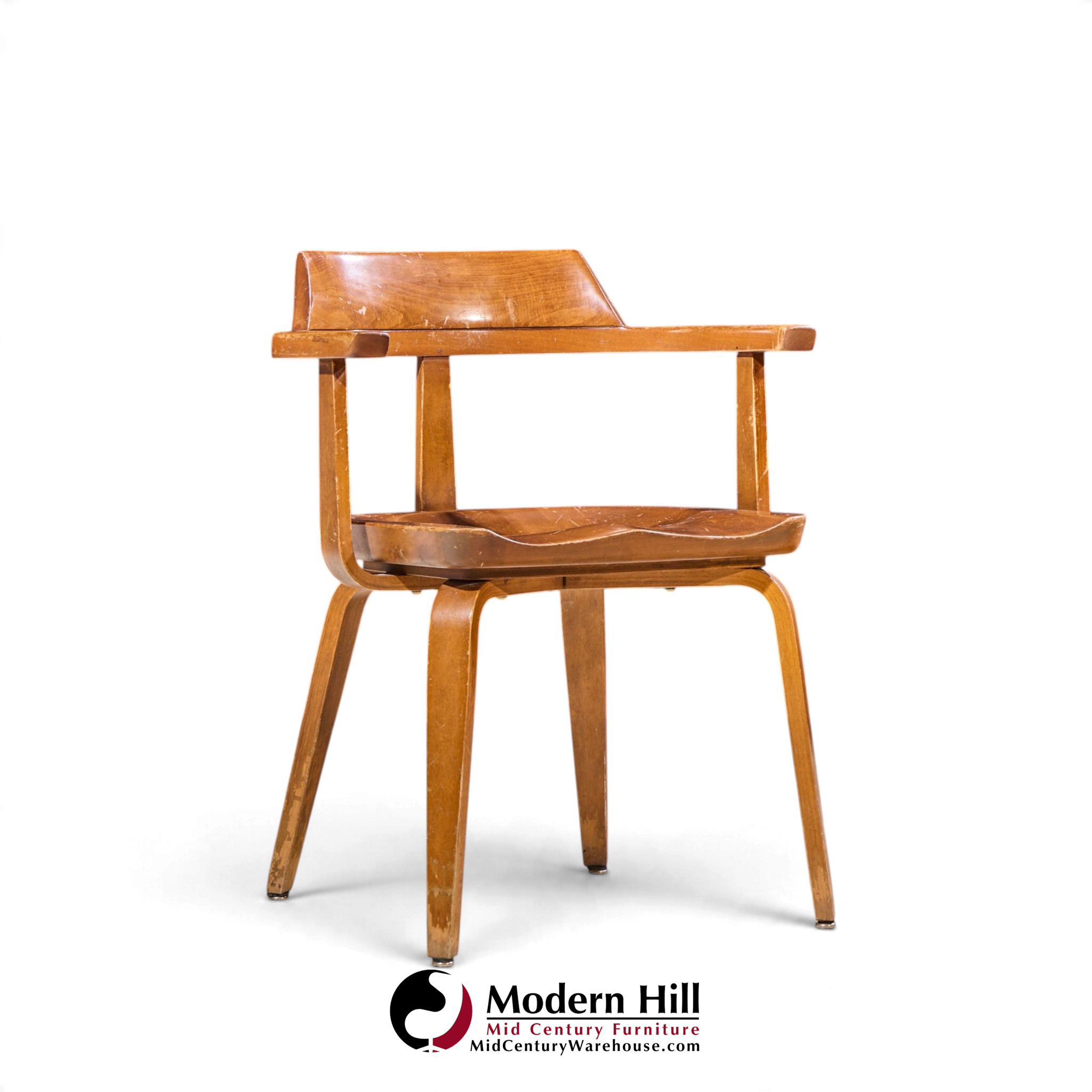 walter gropius w199 bauhaus for thonet mid century bentwood chairs - set of 4
