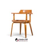 walter gropius w199 bauhaus for thonet mid century bentwood chairs - set of 4