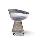 warren platner for knoll mid century dining chairs - pair