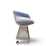 warren platner for knoll mid century dining chairs - pair
