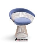 warren platner for knoll mid century dining chairs - pair