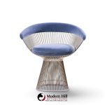 warren platner for knoll mid century dining chairs - pair